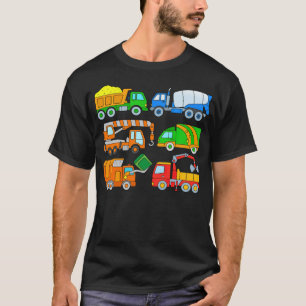 Trucks Lorry Concrete Mixer Trash Truck gay pride T-Shirt
