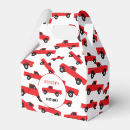 Trucks vom Roten Lieferwagen zum Geburtstag Geschenkschachtel