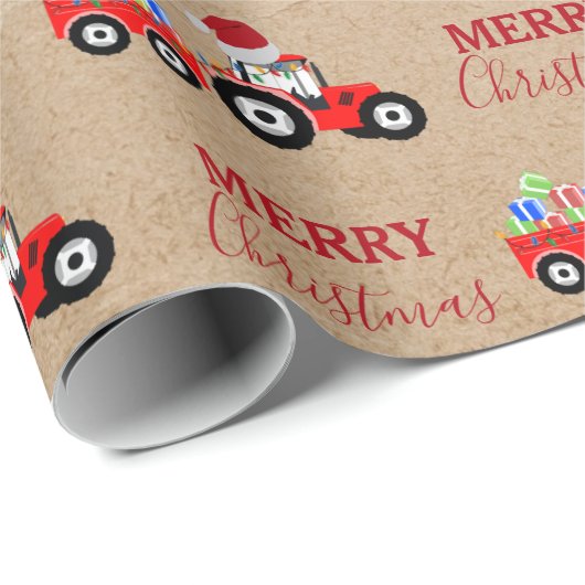 Truckzüchter Individuelle Name Kraft Geschenkpapier (Rolleneckpunkt)