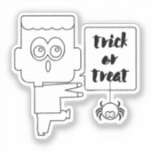 Truco o trato aufkleber (Vorderseite)