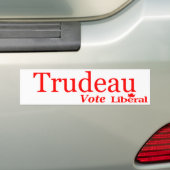 Trudeau Abstimmungs-Liberal-Logo Autoaufkleber (Auf Auto)