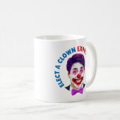 Trudeau Clowgesicht, wählen Sie einen Clown erwart Kaffeetasse (VorderseiteRechts)