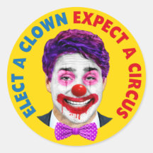 Trudeau Clowgesicht, wählen Sie einen Clown erwart