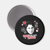 Trudeau Liebe -.png Magnet (Vorderseite/Rückseite)