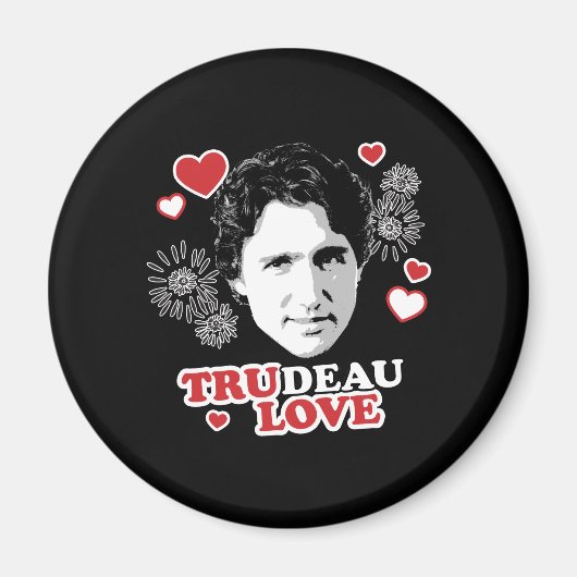 Trudeau Liebe -.png Magnet (Vorne)