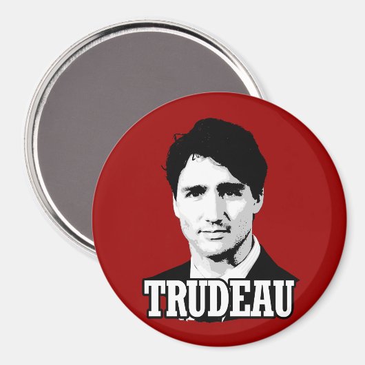 Trudeau Magnet (Vorderseite/Rückseite)