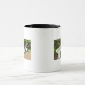 Trudeau Memorial, Trudeau Sanatorium Szene Tasse (Zentrum)
