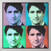 Trudeau Pop Art Poster (Vorne)