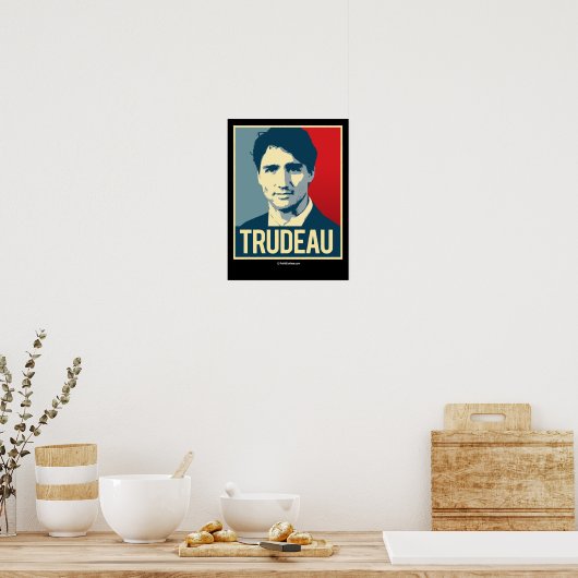 Trudeau Poster (Küche)