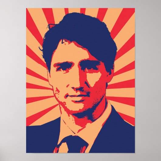 Trudeau Propaganda Poster (Vorne)