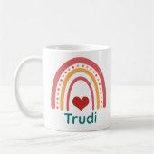 Trudi Vintag Boho Rainbow Kaffeetasse (Links)