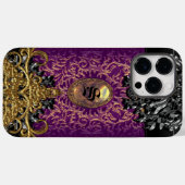 Trudie Lola II Baroque Monogram Classic Case-Mate iPhone Hülle (Rückseite (Horizontal))