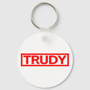 Trudy Briefmarke Schlüsselanhänger