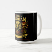 True American – Proud Patriot Pride Bold Kaffeetasse (VorderseiteRechts)