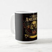 True American – Proud Patriot Pride Bold Kaffeetasse (Vorderseite Links)