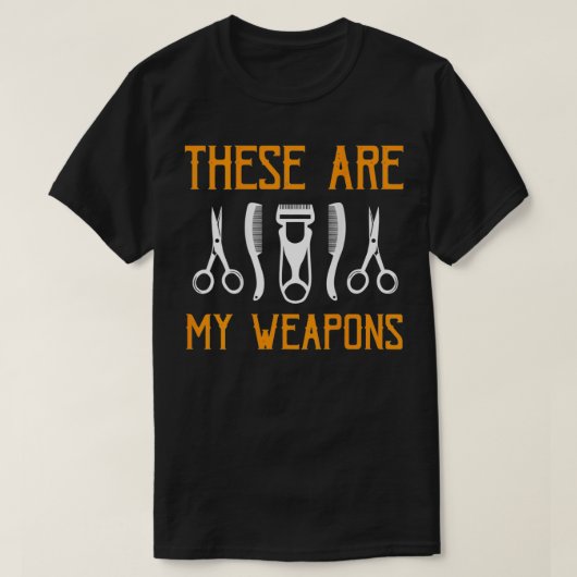 True Barber Weapon T-Shirt (Design vorne)