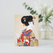 True Beauty Vintag Postkarte (Stehend Vorderseite)