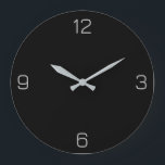 True Black 000000 Color - Option Name hinzufügen Große Wanduhr<br><div class="desc">Fügen Sie einen Namen, Initialen oder Text hinzu, oder behielt Sie die Farbe alleine. Farbkoordinaten mit anderen Elementen des Ladens basierend auf dem Namen und dem HEX-Code (sechsstellige Hex-Triole). Verwenden Sie diesen Code, um andere Elemente zu mischen, zu ergänzen und anzupassen, um diese zu ergänzen oder um anderen Auflistungen hinzuzufügen....</div>