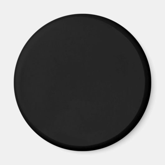 True Black 000000 Color - Option Name hinzufügen Magnet (Vorne)