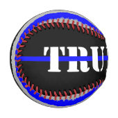 True Blue Custom Designed Baseball (Vorderseite Links)