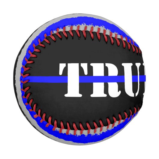 True Blue Custom Designed Baseball (Vorderseite Links)