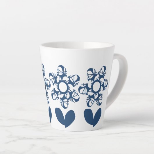 True Blue Deko Daisy Milchtasse (Rechte Ecke)
