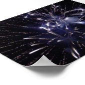 True Blue Fireworks Poster (Ecke)
