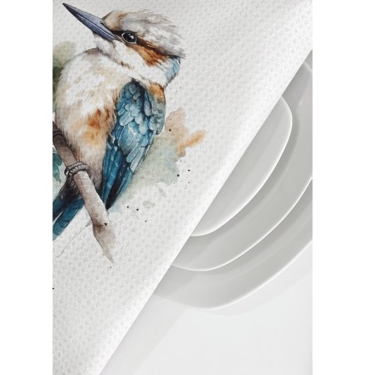 True Blue Kookaburra, Brauch Geschirrtuch