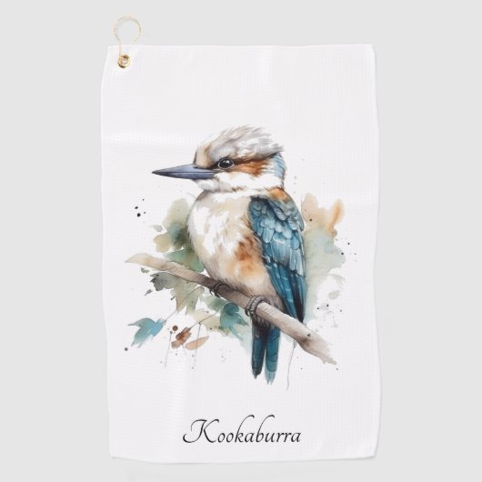 True Blue Kookaburra, Brauch Golfhandtuch (Vorderseite)