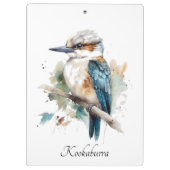 True Blue Kookaburra, Brauch Klemmbrett (Rückseite)