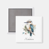 True Blue Kookaburra, Brauch Magnet (Vorderseite/Rückseite)