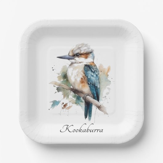 True Blue Kookaburra, Brauch Pappteller (Vorderseite)