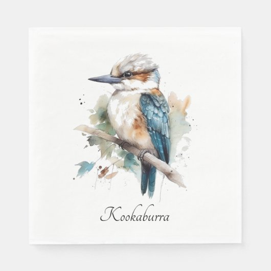True Blue Kookaburra, Brauch Serviette (Vorderseite)