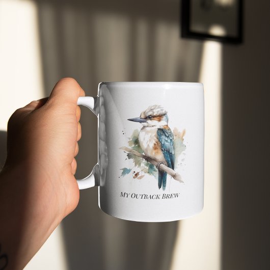 True Blue Kookaburra, custom Kaffeetasse