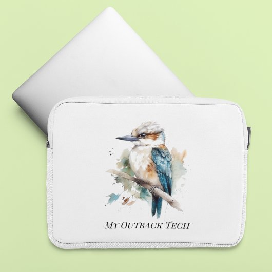True Blue Kookaburra, custom Laptopschutzhülle