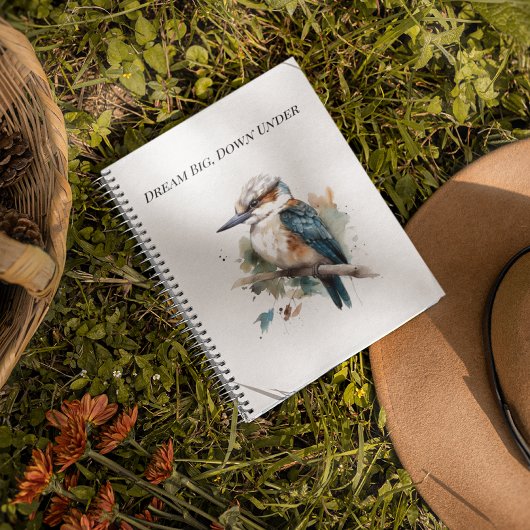 True Blue Kookaburra, custom Notizblock
