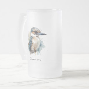True Blue Kookaburra, individuell Mattglas Bierglas