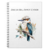 True Blue Kookaburra, individuell Notizblock (Vorderseite)