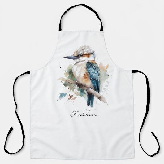 True Blue Kookaburra, individuell Schürze (Vorderseite)