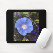 True Blue Morning Glory Mousepad (Mit Mouse)