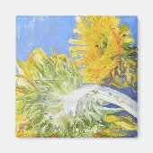 True Blue Sunflowers Magnet (Vorne)