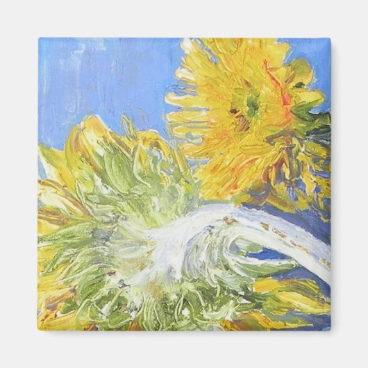 True Blue Sunflowers Magnet (Vorne)