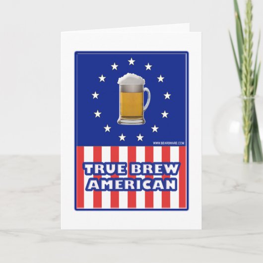 True Brew American Karte (Vorderseite)
