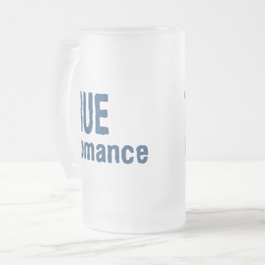 True Bromance (blau) Mattglas Bierglas (Vorderseite Links)