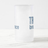 True Bromance (blau) Mattglas Bierglas (Mittel)