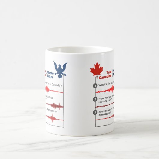 True Canadian oder Maple Faker Kaffeetasse (Mittel)