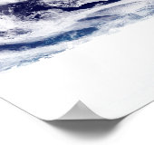 True-color image of the entire Earth Poster (Ecke)