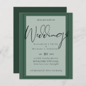 True Color Script Typografy Budget Hochzeit (Vorne/Hinten)