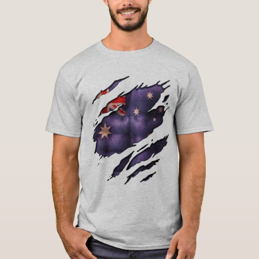 True Colors Aussie Flag Tee (Vorderseite)