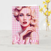 True Colors Birthday Card Karte (Gelbe Blume)